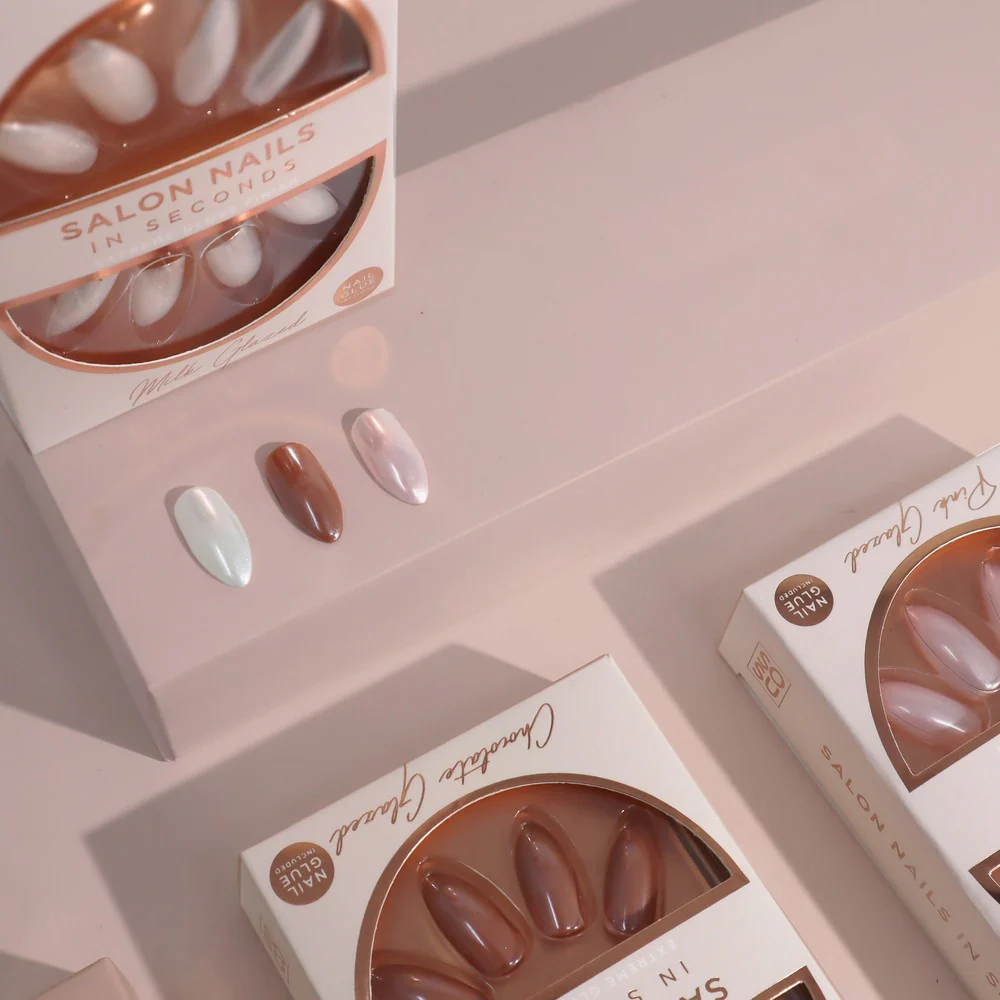 Milk Glazed | Faux Nails - Image 5